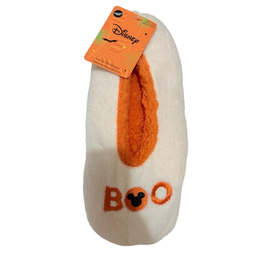 Disney Halloween Slipper with Orange Boo Design